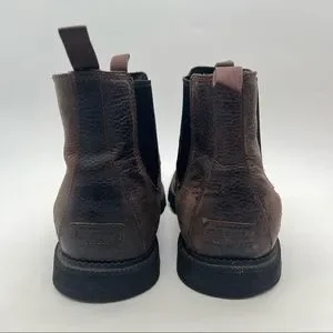 Sorel Madson Men’s 13 Chelsea Leather Ankle Boots Brown Waterproof NM3474-256. Sorel Madson Chelsea Waterproof Brown Boots Shoes Mens Size  main image 3